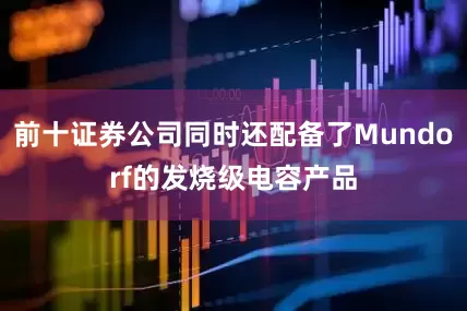 前十证券公司同时还配备了Mundorf的发烧级电容产品