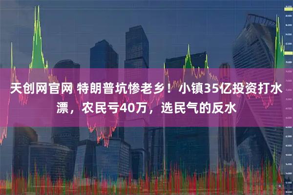 天创网官网 特朗普坑惨老乡！小镇35亿投资打水漂，农民亏40万，选民气的反水